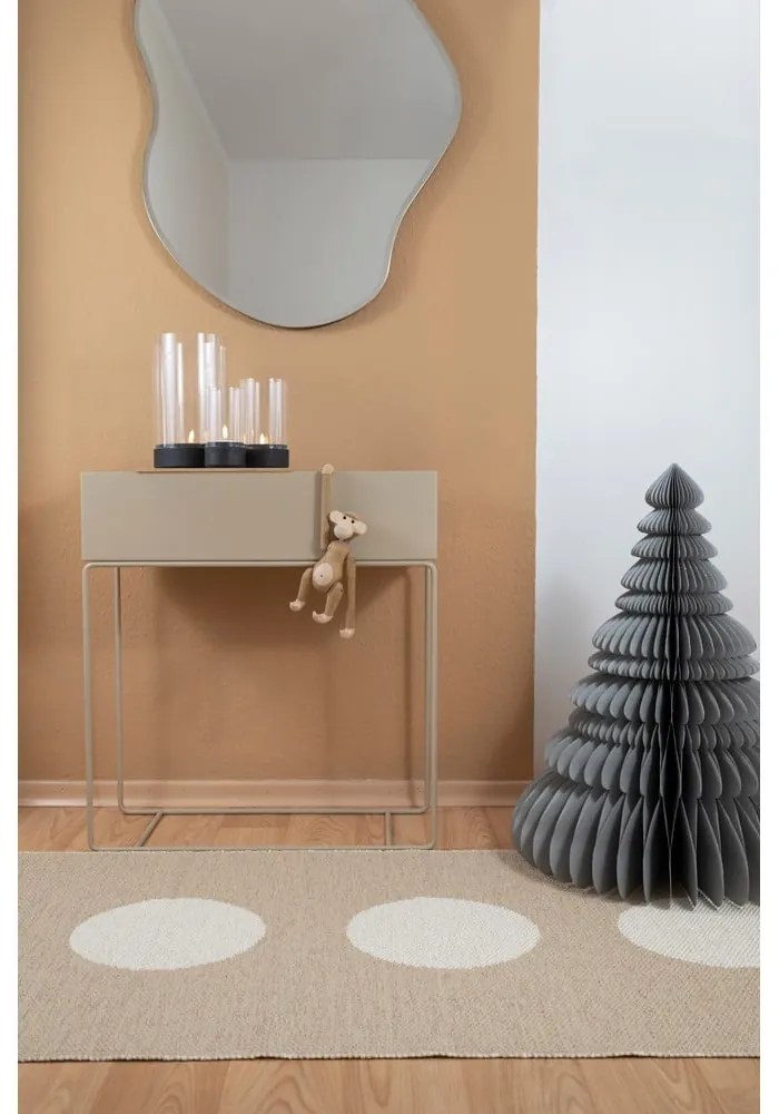 Бежов килим за открито и закрито 70x90 cm Vera Beige – Pappelina