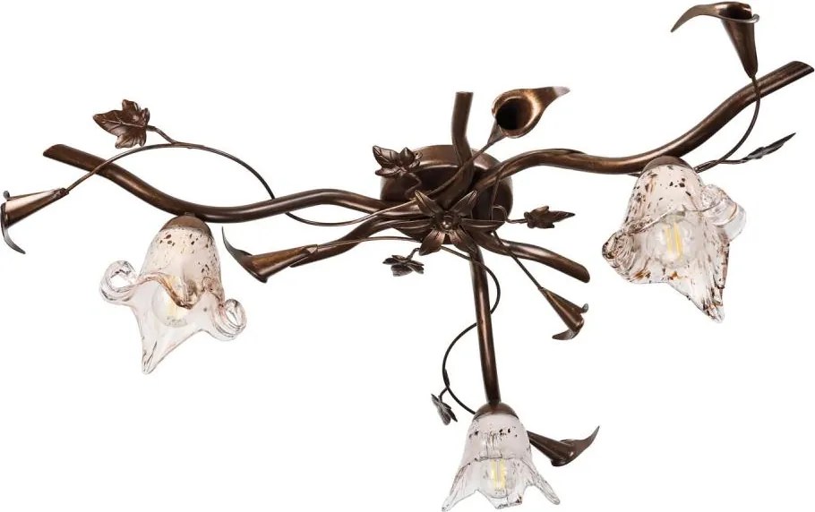 Плафониера ROZETA 3xE14/40W/230V бронзова