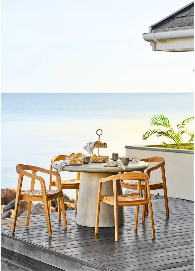 Керамична кръгла градинска маса за хранене ø 60 cm Bonnet – House Nordic