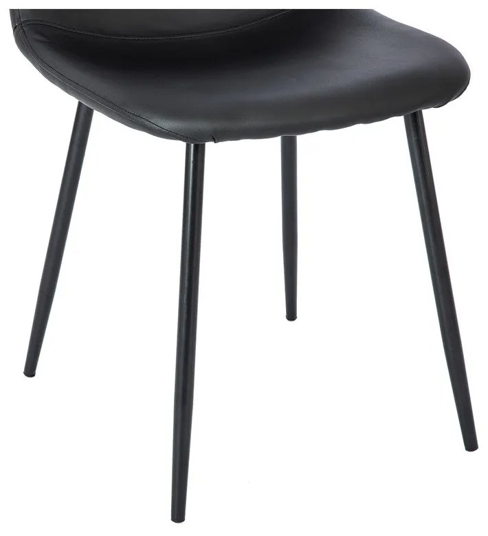 Комплект от 2 черни трапезни стола Lissy - Bonami Essentials