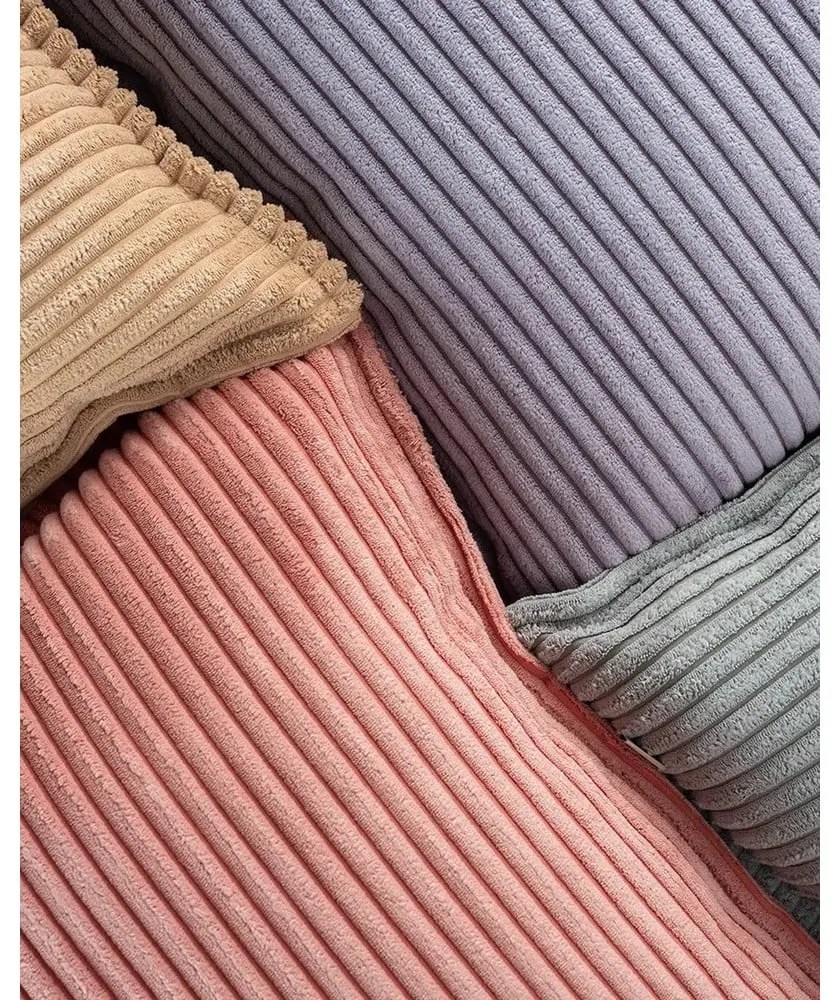 Розова детска възглавница за диван от рипсено кадифе Bolster – Wigiwama