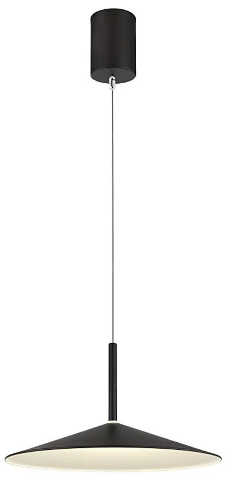 Globo 15635S - LED пендел на кабел LAMPONE LED/18W/230V 4000K черен