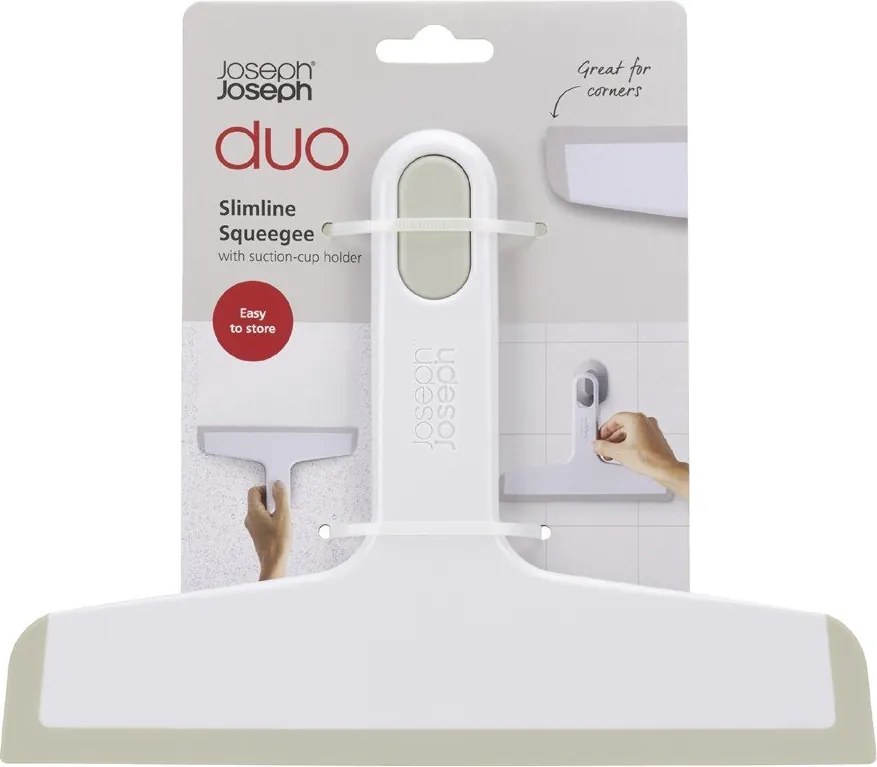 Бяла стъргалка с държач 24 cm Duo – Joseph Joseph