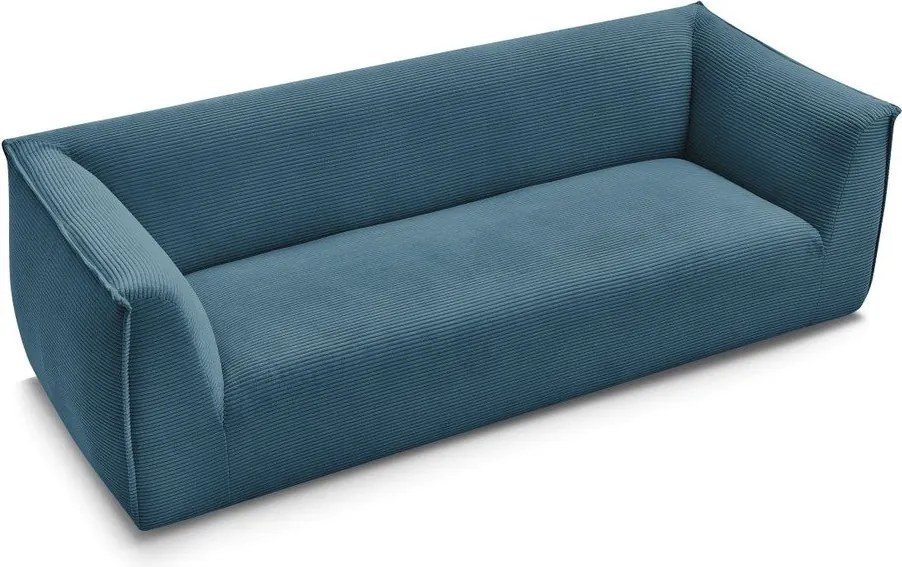 Син диван от рипсено кадифе 242 cm Giorgia – Bobochic Paris