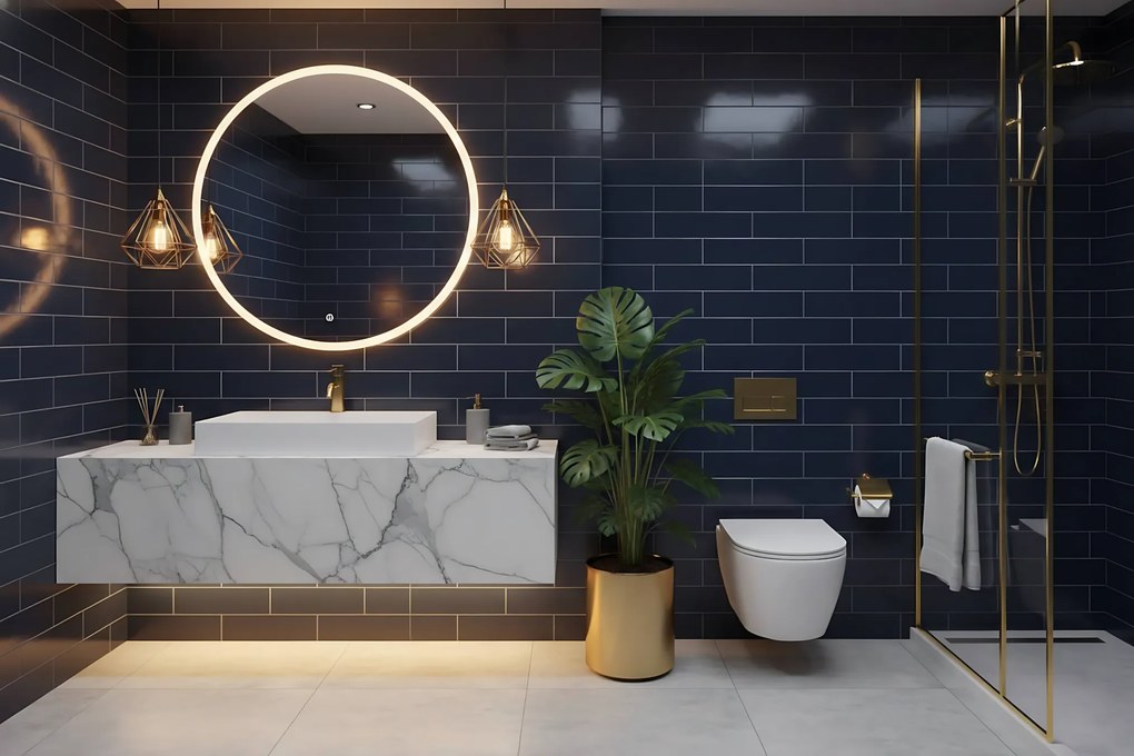 Умивалник МРАМОРЕН КОМПОЗИТ REA Goya 70cm