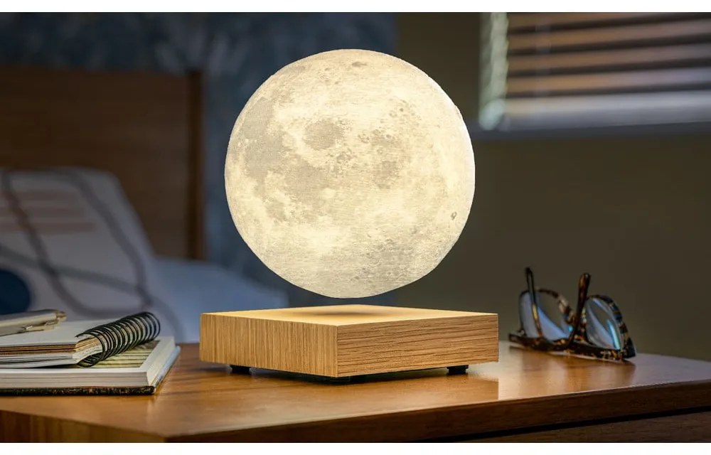 LED настолна лампа в естествен цвят (височина 14 cm) Moon – Gingko
