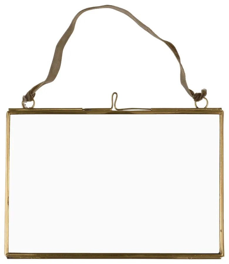 Метална рамка висяща в златисто 15x10 cm – Rex London
