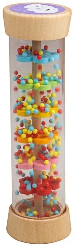 Bigjigs - Дървена дрънкалка - Дъжд