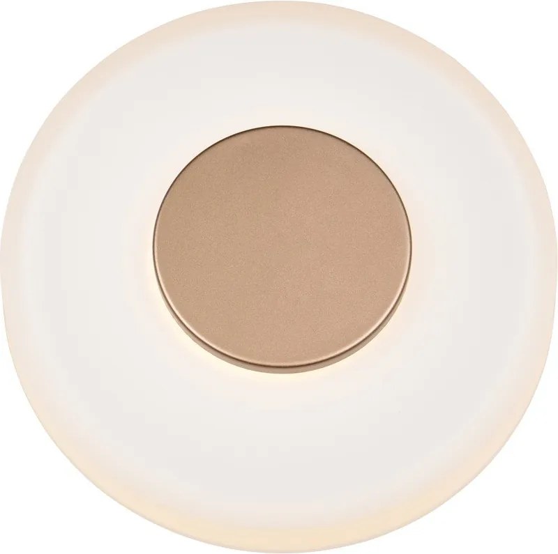 Бежова LED затъмняваща се стенна лампа ø 22 cm Celeste – Trio