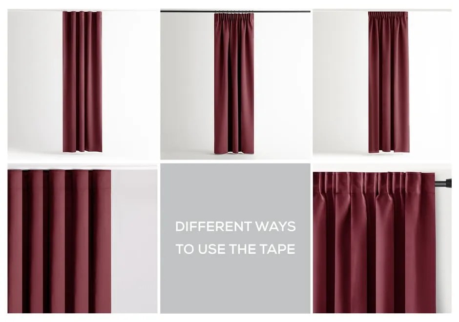 Бордо dimout перде 140x245 cm Kierra – Restilo