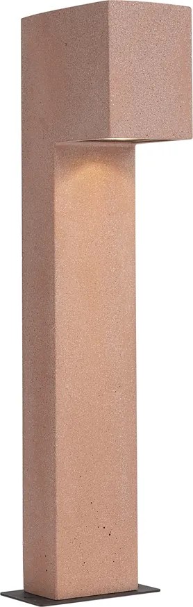 Модерна външна стълбова лампа теракота 65 см IP44 - Pompei
