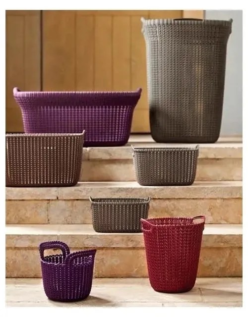 Пластмасов кош за пране 57 л Knit – Curver