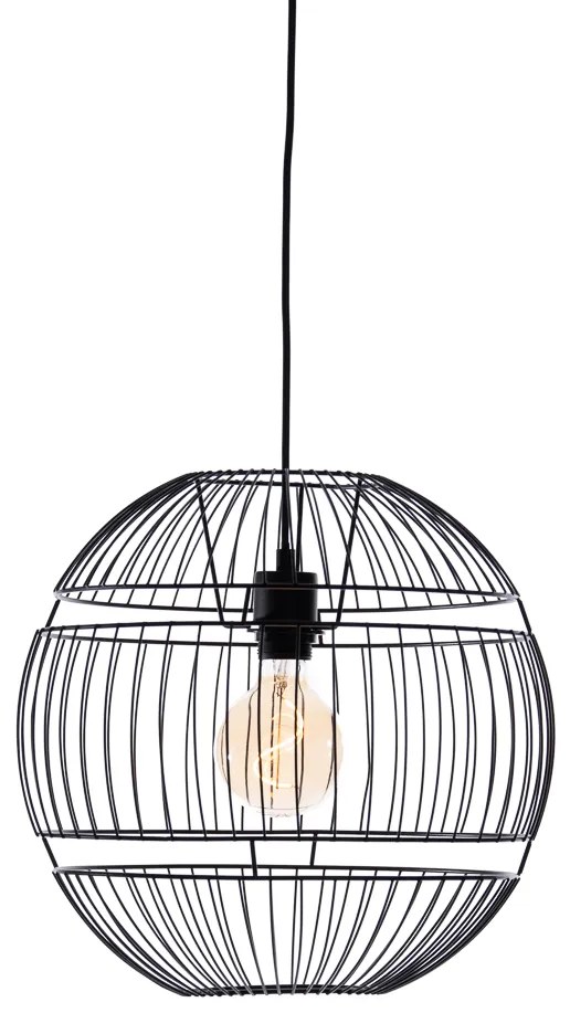 Модерен висящ аплик черен 38 см - Sphaera