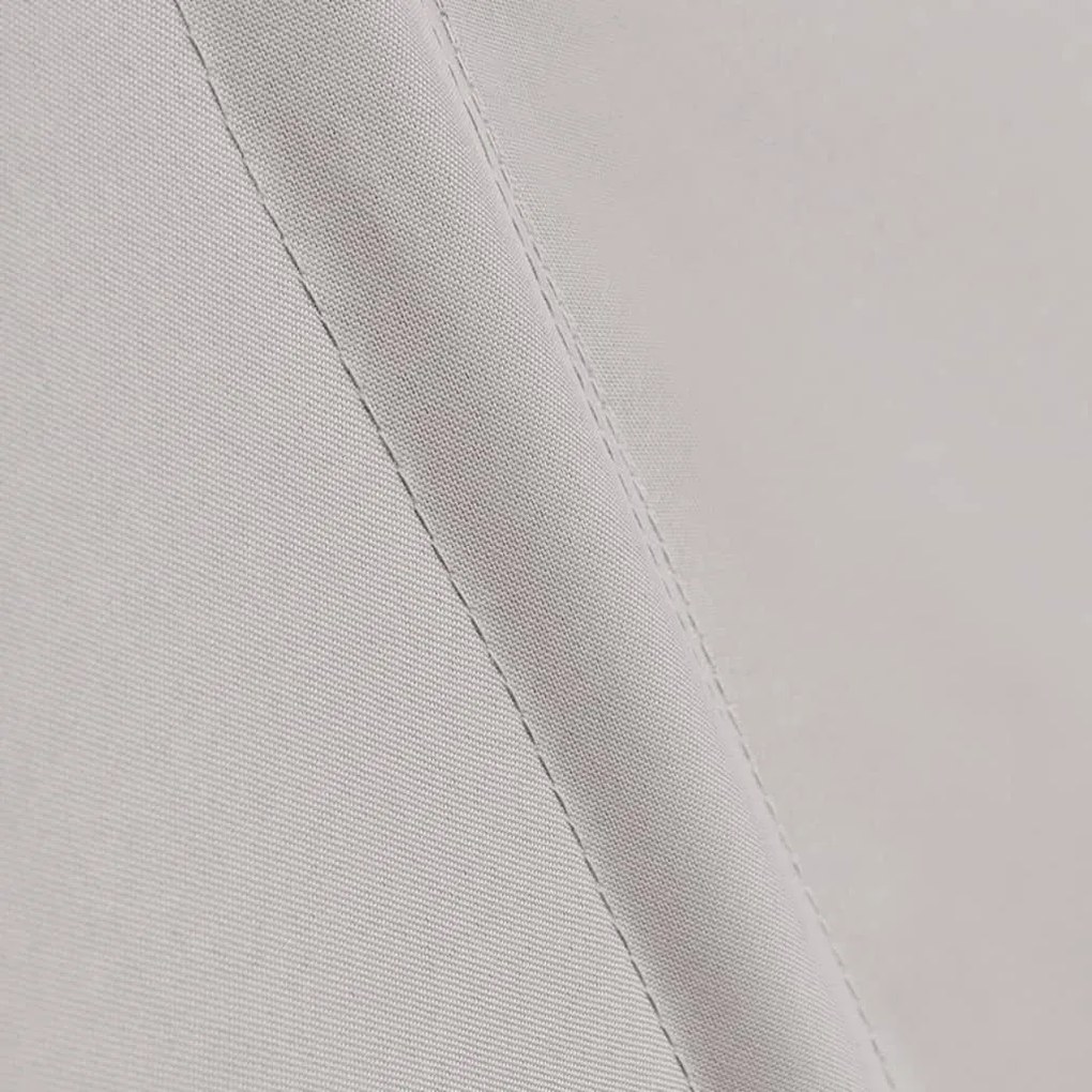 Сгъваема странична тента за балкон, кремава, 140x140 см