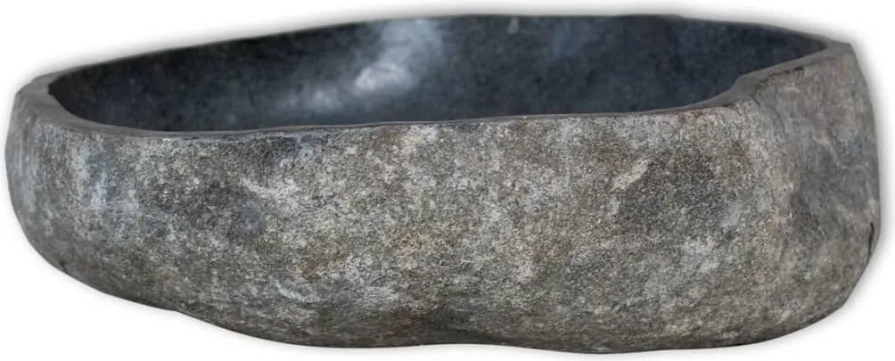 Мивка от речен камък, овална, 29-38 см