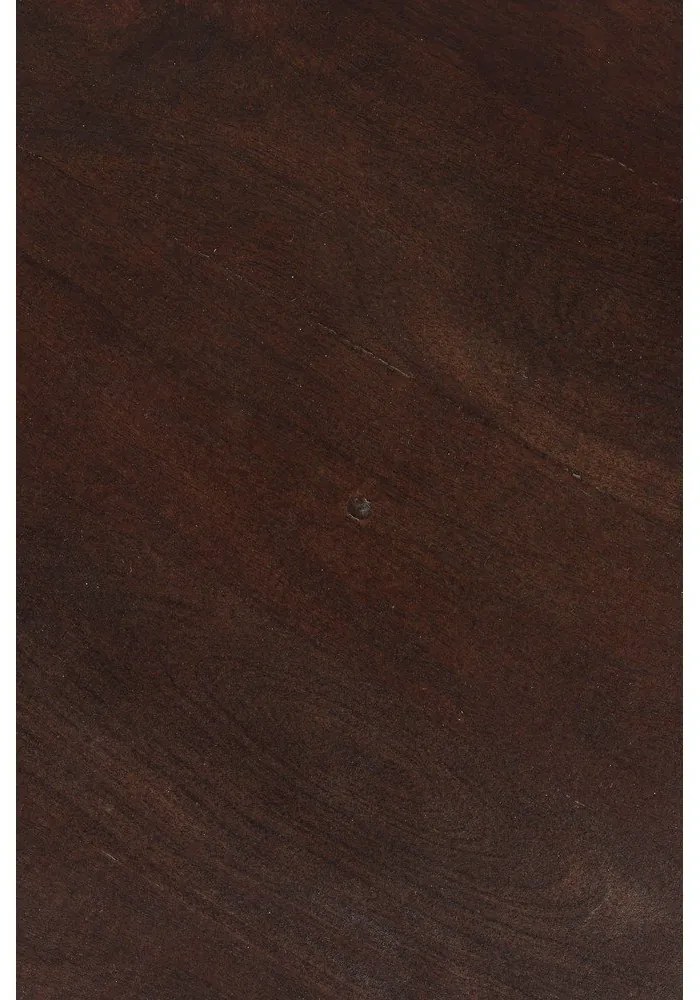 Кръгла странична масичка от масивно манго ø 30 cm Izzy – White Label