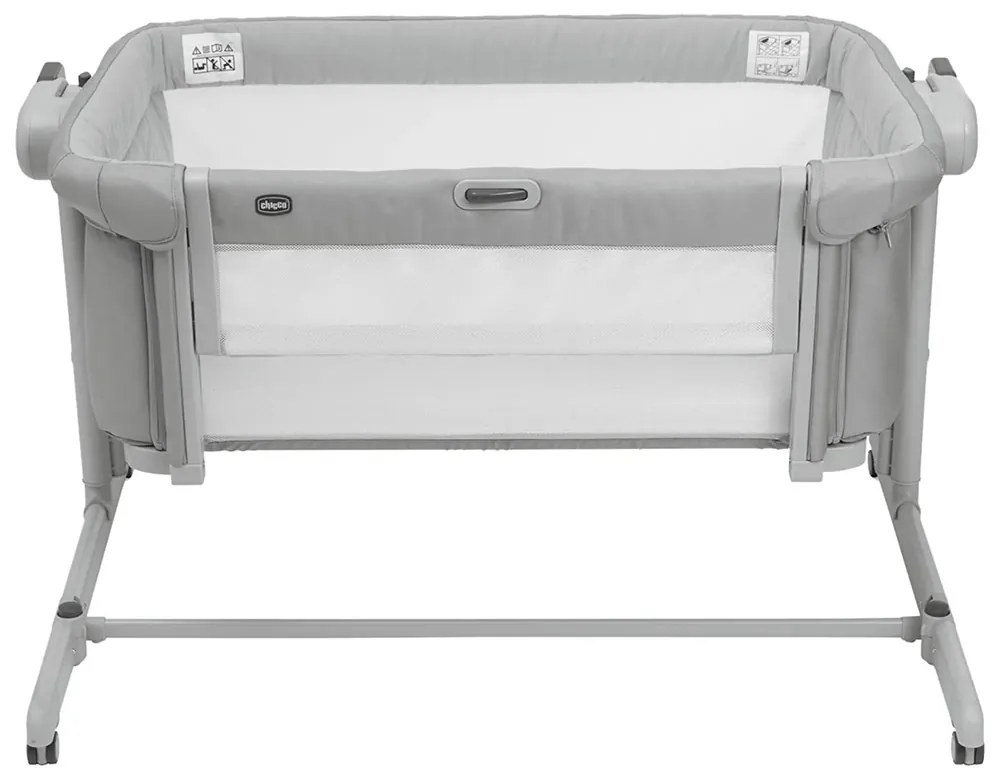 CHICCO Мини кошара - кошче с падаща преграда NEXT 2 ME MAGIC EVO GREY MIST