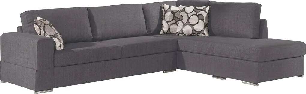Ъгъл диван Must-Left-295φ 230β cm.-Gray