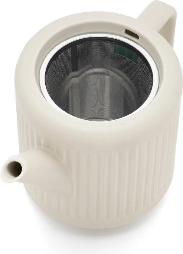 Бял порцеланов чайник с цедка 1,2 l Skagen – Bredemeijer