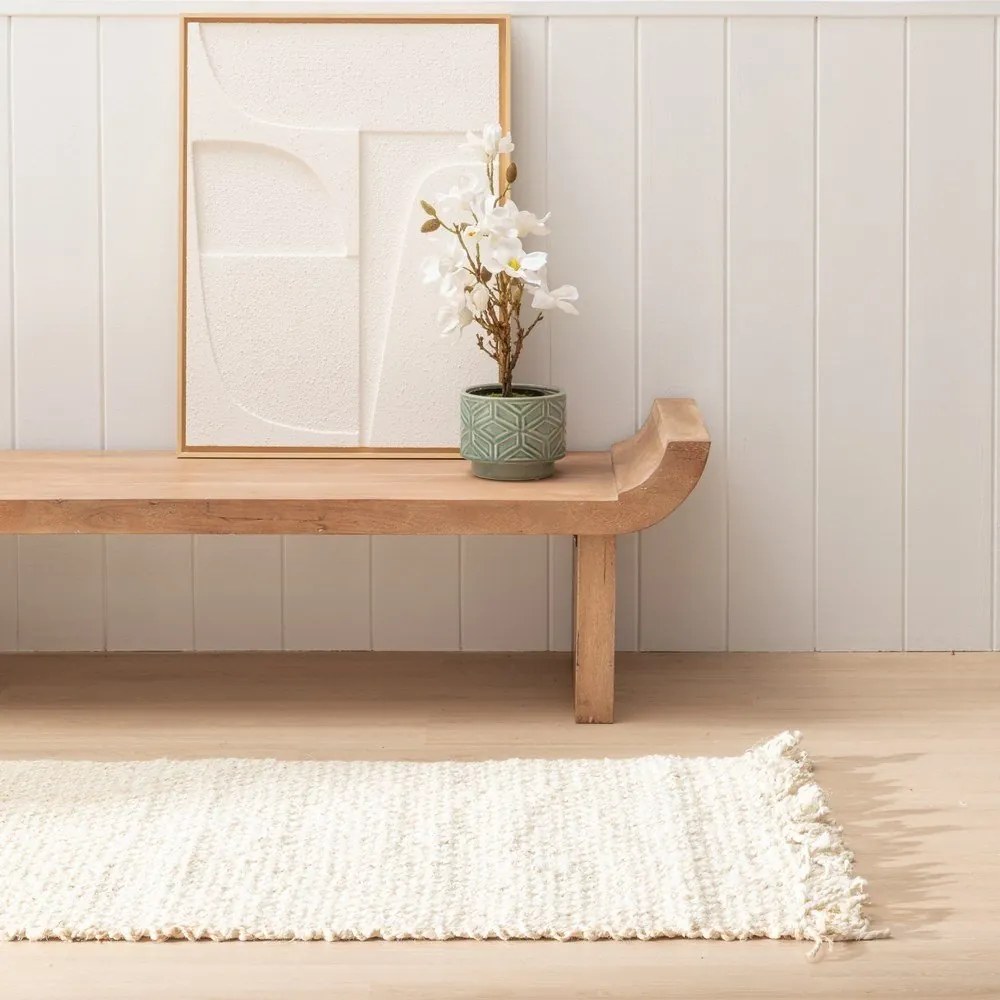 Кремава ютена пътека 70x170 cm Altea – Ixia