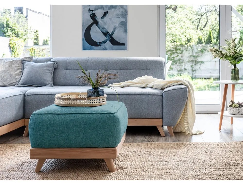 Тюркоазена табуретка Dazzling Daisy – Miuform