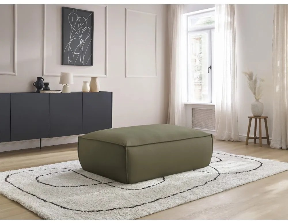 Зелена табуретка от изкуствена кожа Boheme – Bobochic Paris