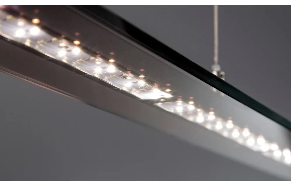 Черно метално LED затъмняващо се висящо осветително тяло Tenso – Fischer &amp; Honsel