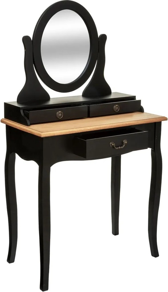 Тоалетка с огледало atmosphera Chrysa, MDF - Бял