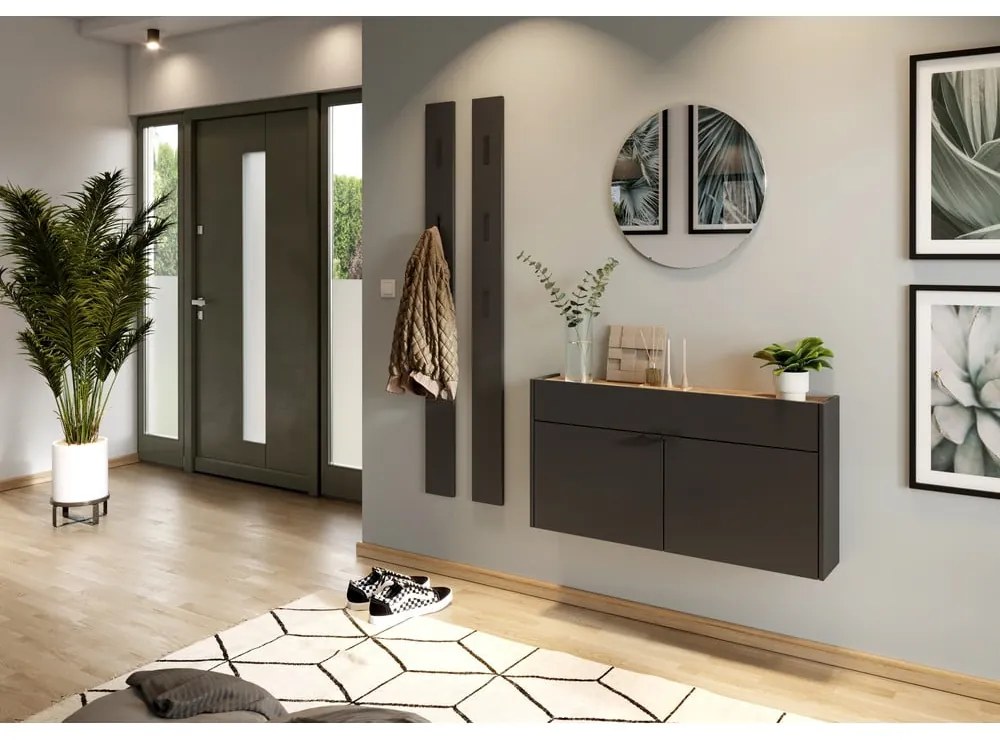 Антрацитно шкафче 110x57x22 cm Ameca – Germania