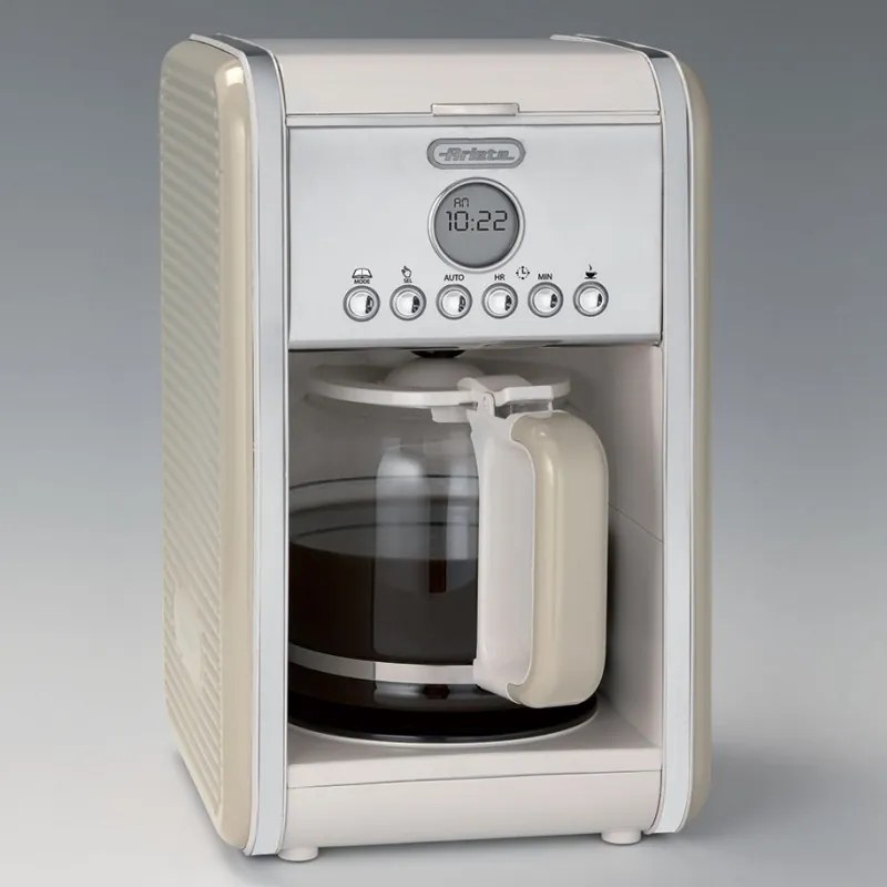 Кафемашина Ariete VINTAGE AMERICANO 1342/03, 960W, 2.1 л, Таймер, Програмиране, Пауза, Противокапкова система, Бежов