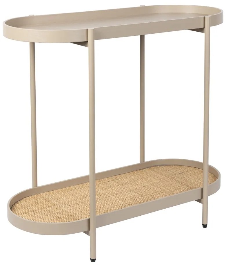 Бежова конзолна маса 39x85 cm Amaya – White Label