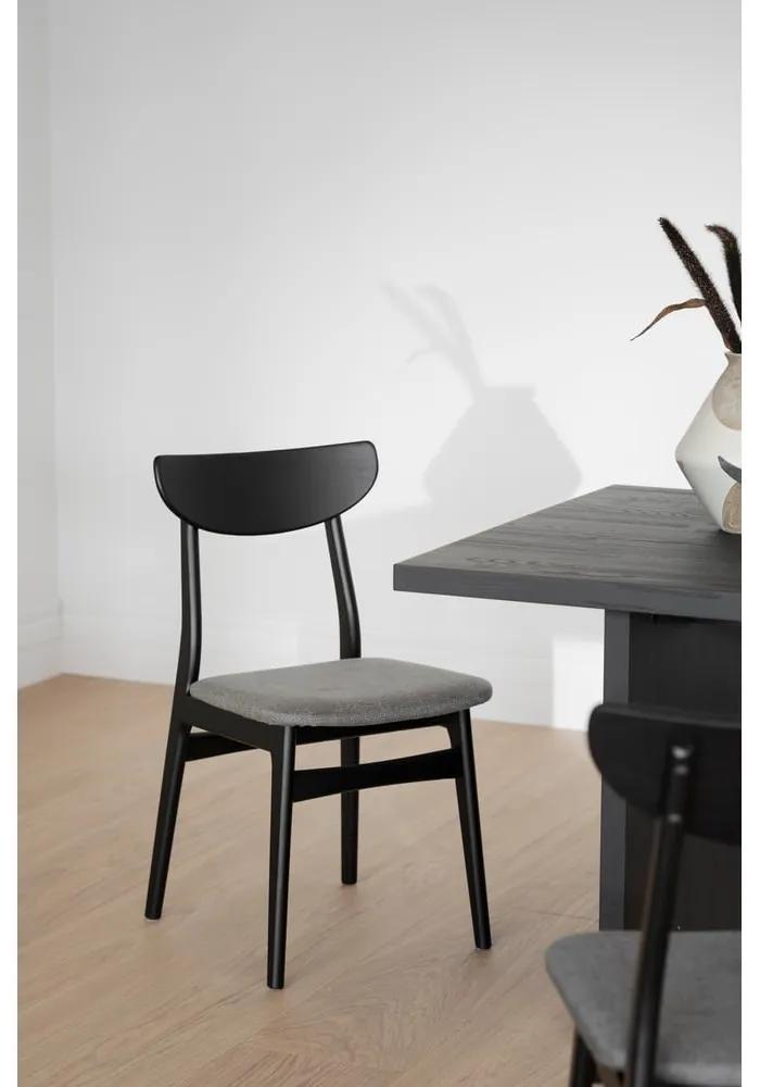 Черни трапезни столове в комплект от 2 броя Rodham - Rowico