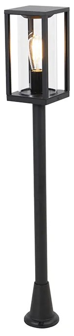 Индустриална подова лампа за външна употреба черна 100 см IP44 - Charlois