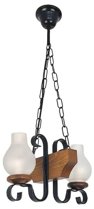 Brilagi - Пендел QUEEN 2xE14/40W/230V бук/орех