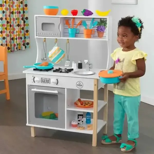 Дървена кухня ALL TIME PLAY KITCHEN - с аксесоари - Kidkraft