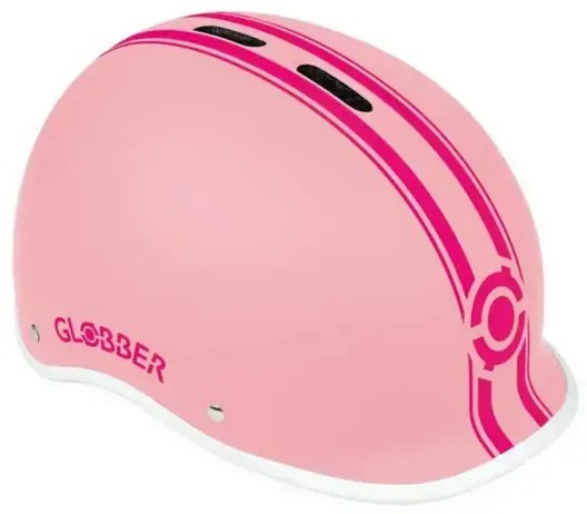 Детска светеща каска Globber Master XS/S (47-51см), пастелно розова