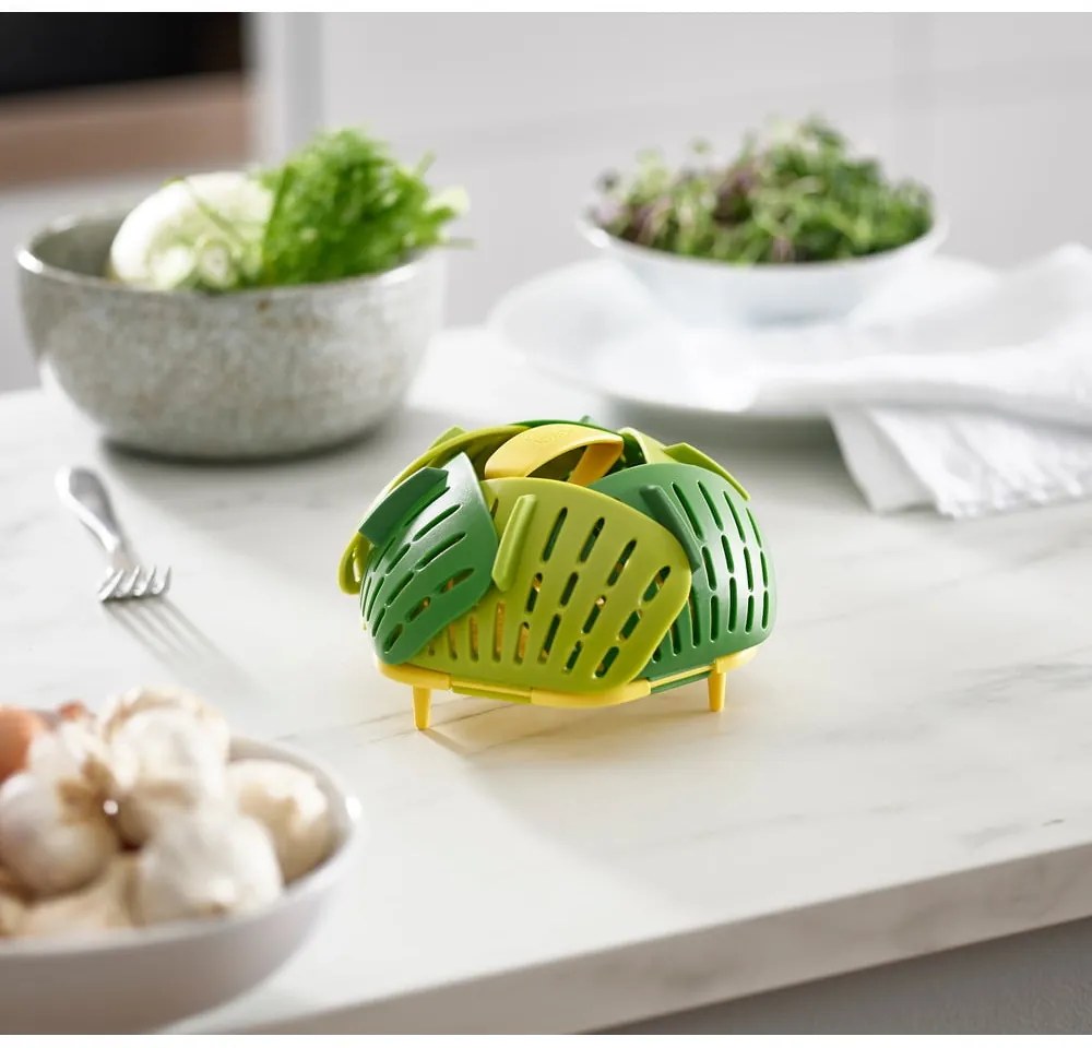 Зелена кошница за готвене на пара Bloom - Joseph Joseph