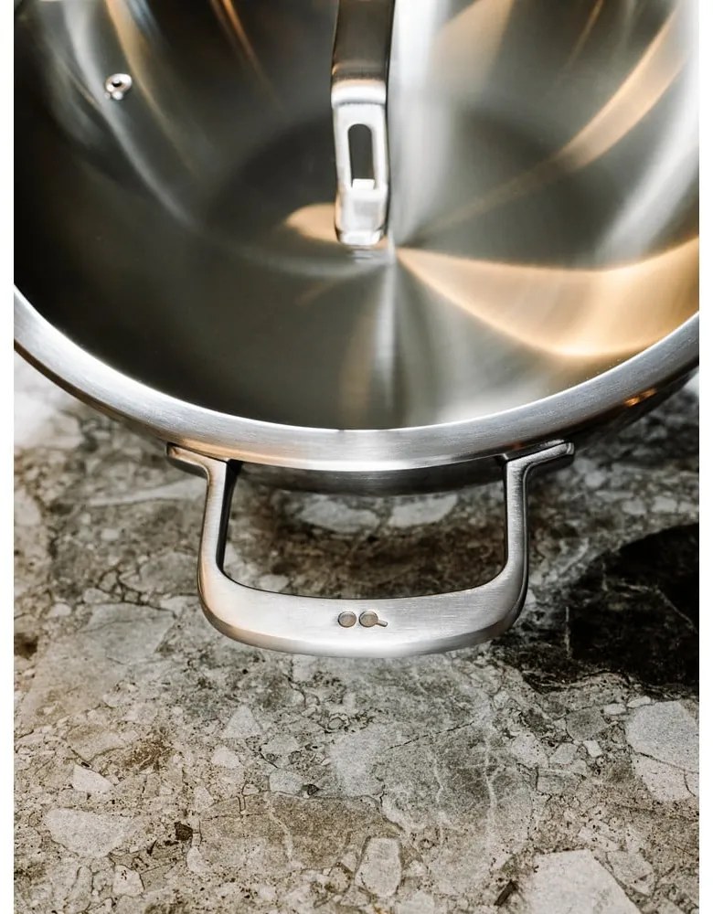 Уок тиган с капак от неръждаема стомана ø 30 cm Chili Ta – FABINI