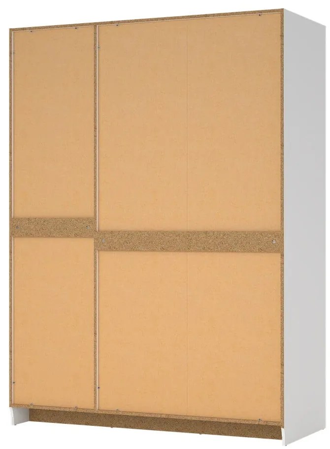 Бял гардероб 147x200 cm Billund - Tvilum