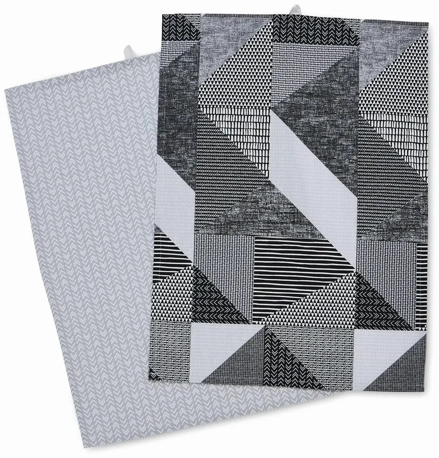 Памучни кърпи за съдове в комплект от 2 бр. 50x70 cm Larsson Geo – Catherine Lansfield