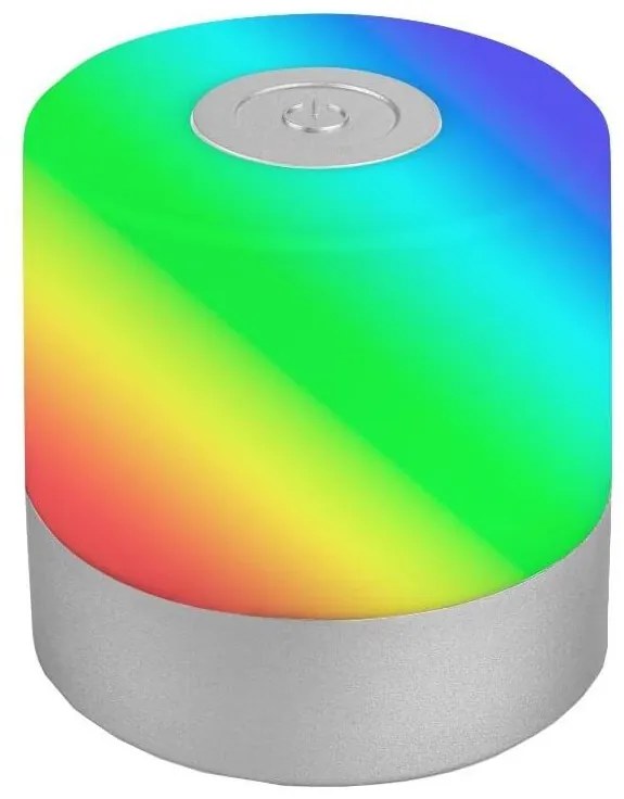 Briloner 7462014 - LED RGB презареждаема настолна лампа LED/1,5W/5V IP44 хром