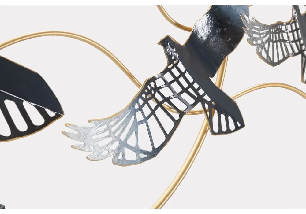 Метална декорация за стена 91x50 cm Birds – Mauro Ferretti