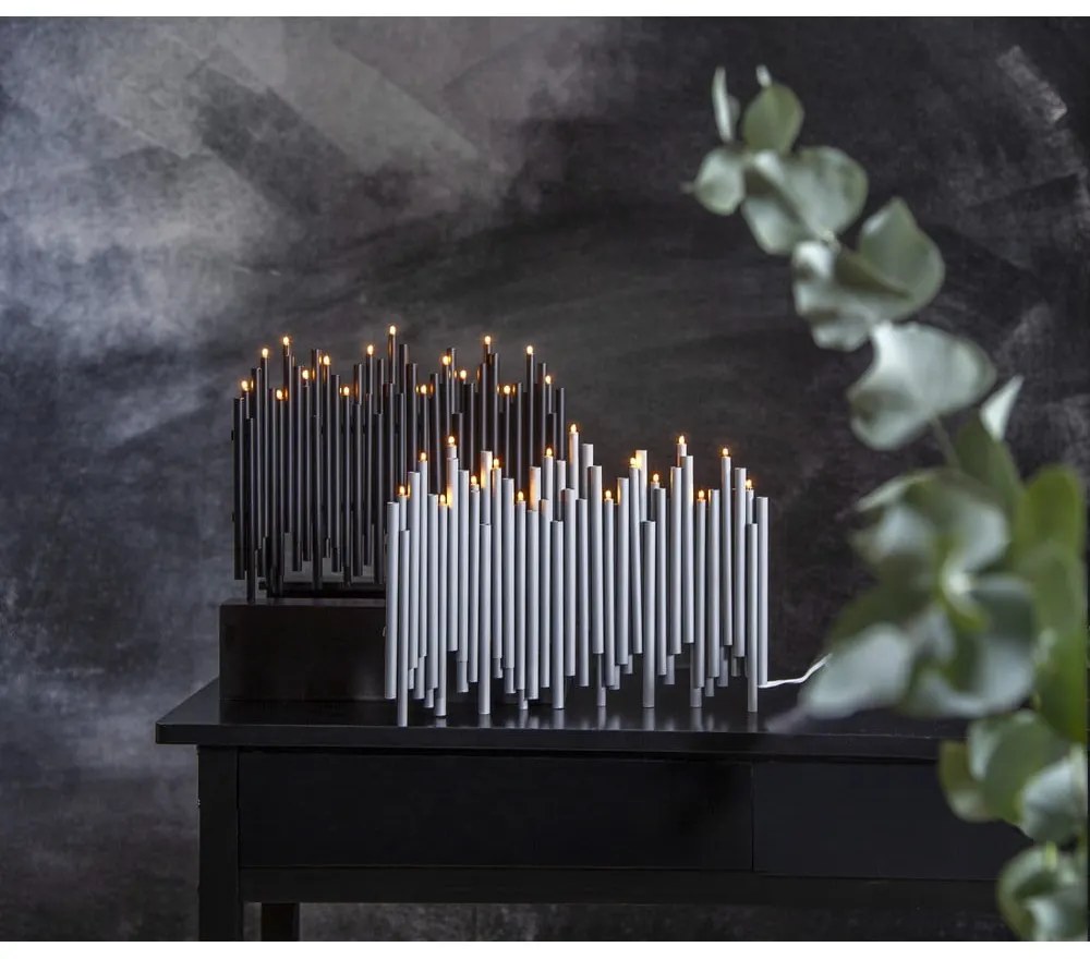 Бяла коледна светлинна украса Note - Star Trading