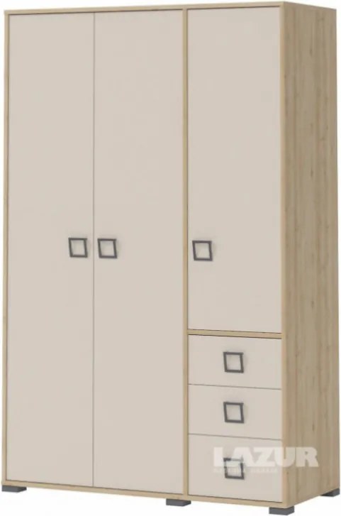 Гардероб с чекмеджета Кики