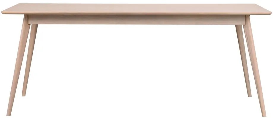 Сгъваема маса за хранене с плот от дъб 190x90 cm Yumi - Rowico