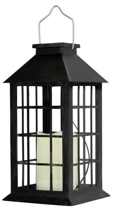 LED Соларна висяща лампа LED/0,02W/1,2V 2700K IP44 черен