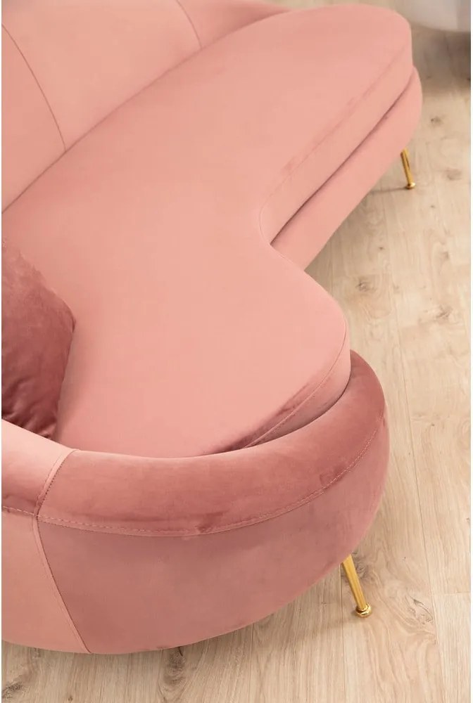 Светлорозов диван 255 cm Eses – Artie