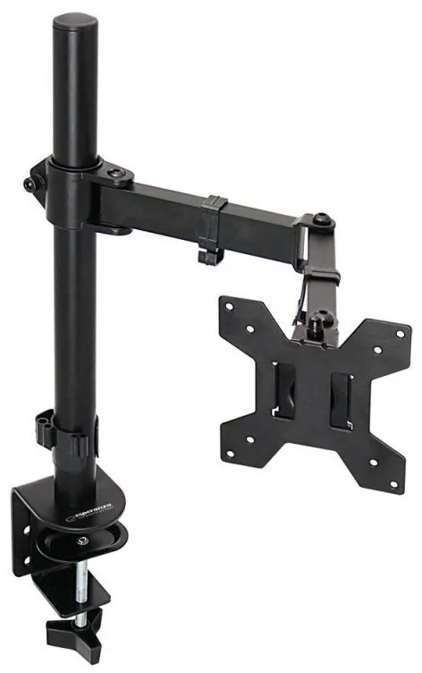 Стойка за монитор Esperanza ERW017, 10"-27", За 1 монитор, VESA 75/100 mm, До 8 кг, Черен