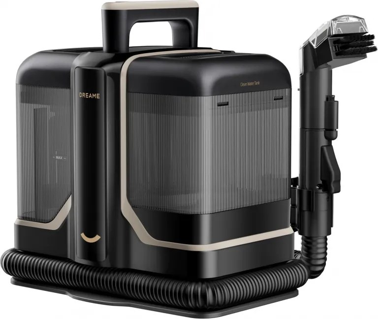 Прахосмукачка за пране на килими и тапицерия Dreame N10, 450W, 12000 Pa, 1.6/0.75 л, Почистване с гореща вода до 60°C, Самопочистване, Черен