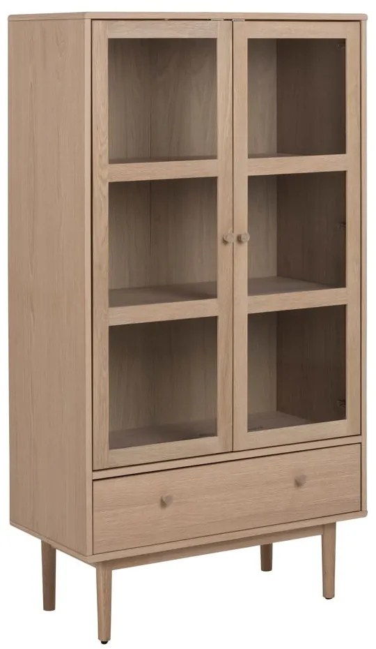 Витрина в дъбов декор 80x145 cm Aston - Actona